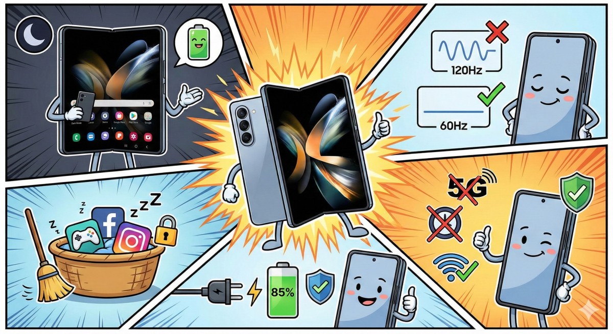 갤럭시Z폴드7 사용자라면 반드시 알아야 할 배터리 수명 극대화 비법 5가지