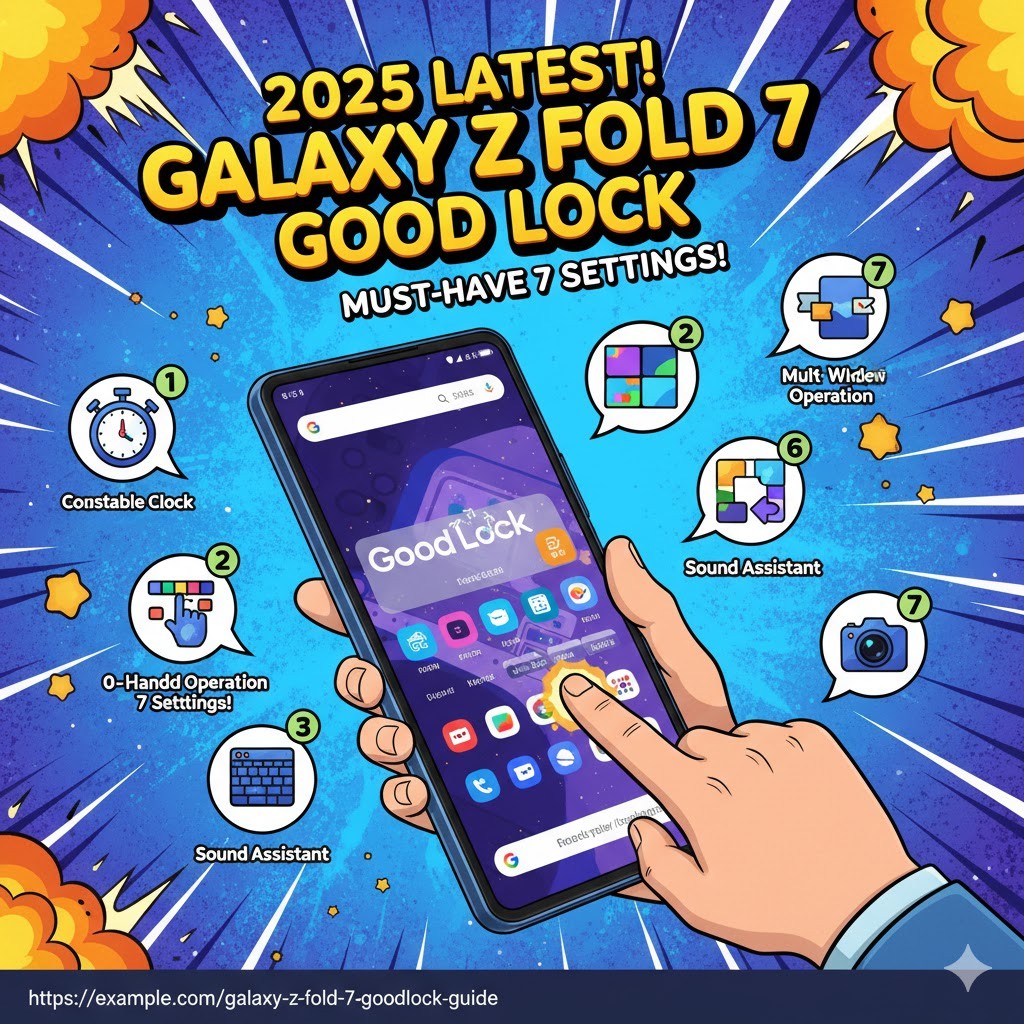 2025년 최신! 갤럭시 Z 폴드 7 굳락(Good Lock) 놓치면 후회하는 필수 설정 7가지 추천